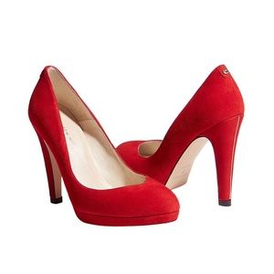 Karen Millen Suede Platform Pumps💋